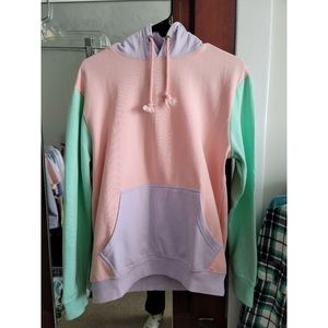 Pastel Colorblock Hoodie